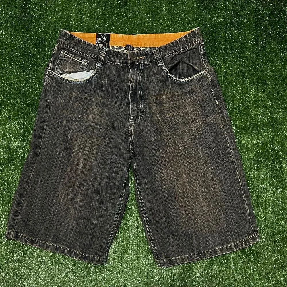 Unbranded Men's Black and Navy Shorts